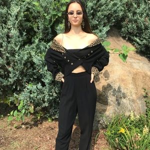 2 Piece Polyester Suit Set